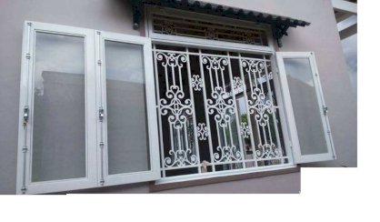 Khung chắn cửa sổ sắt nghệ thuật Hải Minh HC29