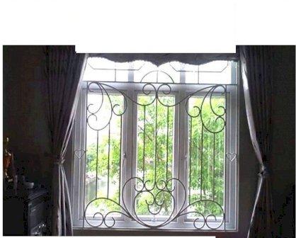 Khung chắn cửa sổ sắt nghệ thuật Hải Minh HC35
