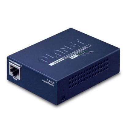 Bộ chia tín hiệu mạng Ultra PoE 10/100 / 1000Mbps đơn cổng (12V / 19V / 24V) PLANET POE-172S