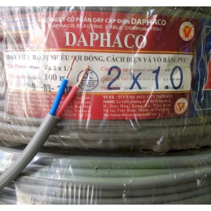 Dây pha mềm tròn Dafaco FA 2X1.0 - 100m