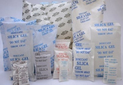 Gói hút ẩm silicagel - vải việt chuyên dùng cho ngành macca HAB01