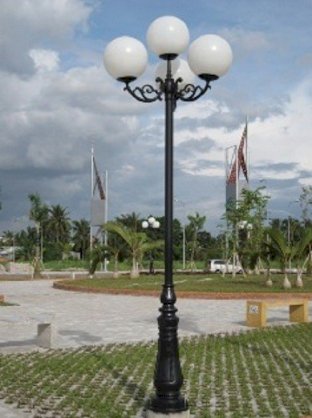 Cột đèn sân vườn DC06-CHO2 (3,2m)