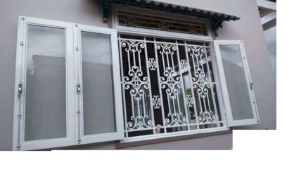 Khung cửa sổ sắt nghệ thuật Hải Minh hl29
