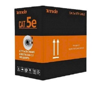 Thùng Cáp Mạng Tenda Cat5E 8 Sợi Đồng Nguyên Chất , Cuộn 305M