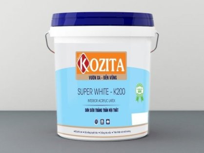 Sơn nội thất siêu trắng SUPER WHITE- K.200