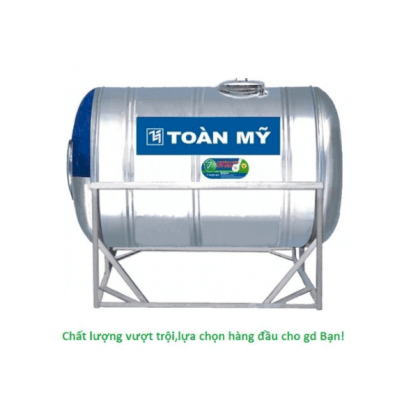 Bồn nước inox Toàn Mỹ nằm 500L