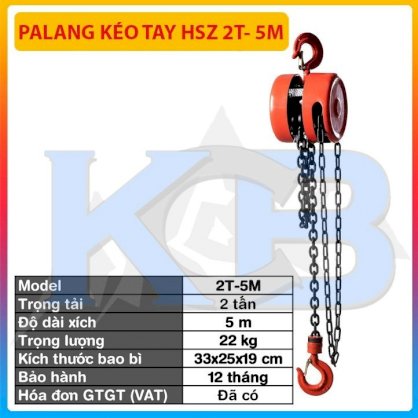 Palang kéo tay HSZ 2T-5M