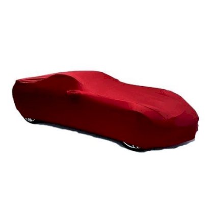 Bạt phủ cao cấp ô tô Mercedes E nhãn hiệu Macsim sử dụng trong nhà chất liệu vải thun - màu đen và màu đỏ