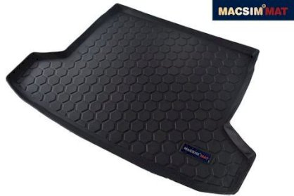 Thảm lót cốp xe ô tô PEUGEOT 5008 (2011-2016) nhãn hiệu Macsim chất liệu TPV màu đen
