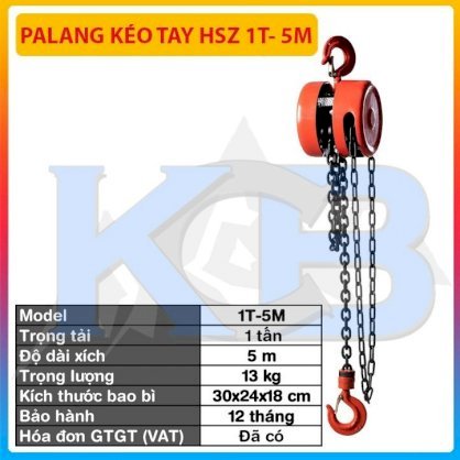 Palang kéo tay hsz 1t-50