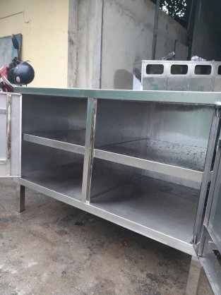 tủ chén inox 4 ngăn Hải Minh A14