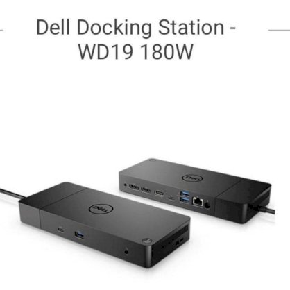 Dock Dell WD19 - 130w , New SEAL , Nhập mỹ , kèm Adapter 180w support Power Delivery