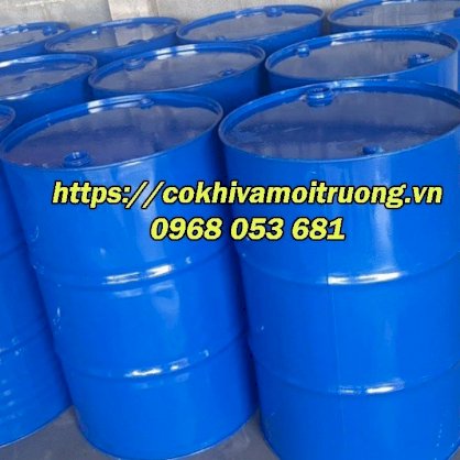 THÙNG PHUY SẮT NẮP KÍN CŨ 200 LÍT