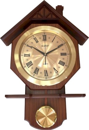 đồng hồ quả lắc gỗ KN-65v la mã