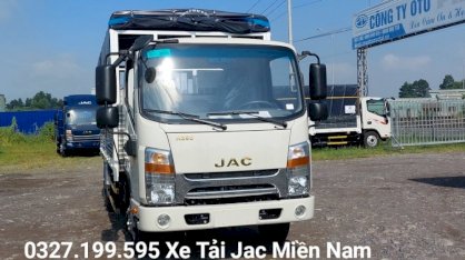 Xe tải JAC N350S thùng bạt động cơ Cummins - có sẵn xe