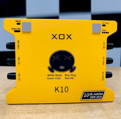 Combo Sound Card K10 Và Micro Thu Âm TH2068