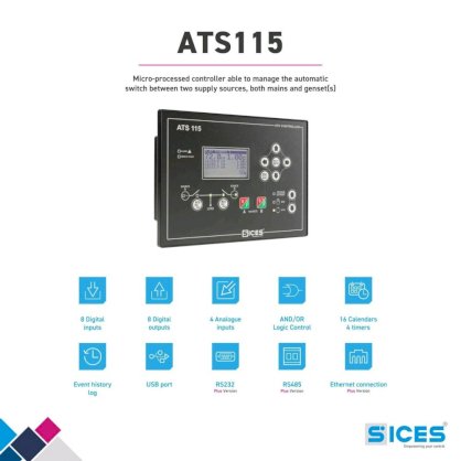 Bộ điều khiển ATS Sices ATS115 Plus