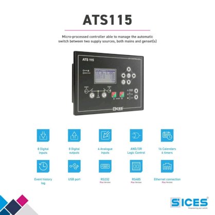 Bộ điều khiển ATS Sices ATS115