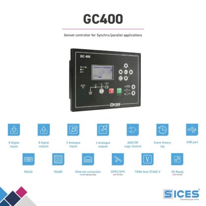 Bộ điều khiển hoà đồng bộ Sices GC400 Mains