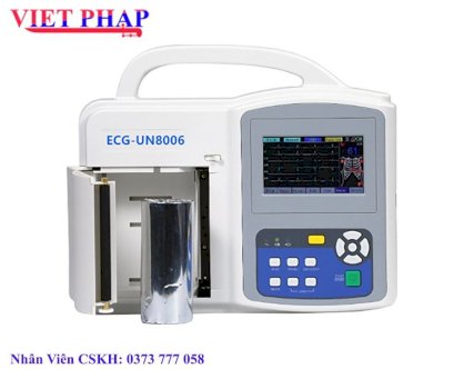 Máy điện tim 6 cần Wuhan ECG-UN8006 VIET PHAP