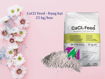 CaCl2 Feed - Khoáng Canxi clorua khan dạng hạt cho tôm cá