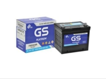 ắc quy GS 12v 65Ah 75D23L/R MF