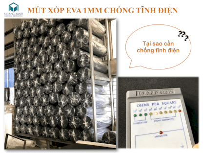 Mút xốp EVA chống tĩnh điện dày 1mm