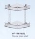 Double layer glass shelf SF 1707D02