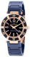Đồng hồ AK Anne Klein Women's 109416RGBL Swarovski Crystal Rosegold-Tone and Blue Ceramic Bracelet Watch - Ảnh 1