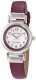 Đồng hồ AK Anne Klein Women's 10/9887MPPR Leather Silver-Tone Easy-To-Read Purple Leather Strap Watch - Ảnh 1