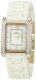 Đồng hồ AK Anne Klein Women's 10/9922IMIV Swarovski Crystal Accented Gold-Tone Ivory Ceramic Bracelet Watch - Ảnh 1