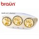 Đèn sưởi nhà tắm Braun BU03G (bóng vàng) - Ảnh 1