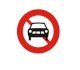 Biển báo giao thông 103a Cấm ô tô