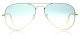 RAYBAN 3025 Gold ligh blue Gradient RB 3025 - 001/3F - Ảnh 1