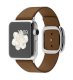 Đồng hồ thông minh Apple Watch 38mm Stainless Steel Case with Brown Modern Buckle - Ảnh 1