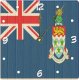 Rikki KnightTM Canada Flag on Distressed Wood Design 6" Art Desk Clock - Ảnh 1
