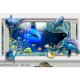 Gạch tranh 3D cá heo đại dương HP 26