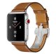 Đồng hồ thông minh Apple Watch Hermès Series 3 42mm Stainless Steel Case with Fauve Barenia Leather Single Tour Deployment Buckle - Ảnh 1