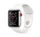 Đồng hồ thông minh Apple Watch Series 3 38mm Stainless Steel Case with Soft White Sport Band - Ảnh 1