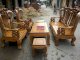 Bộ bàn ghế giả cổ hoa lá tây gỗ lim Đồ gỗ Đỗ Mạnh - Ảnh 1