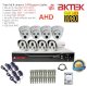 Trọn bộ 8 camera quan sát AHD BKTEK 2.0 Megapixel BKT-101AHD 2.0-8