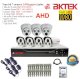 Trọn bộ 7 camera quan sát AHD BKTEK 2.0 Megapixel BKT-101AHD 2.0-7