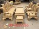 Bộ bàn ghế Tần Thủy Hoàng gỗ cẩm vàng tay 12 - Ảnh 1