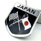 Logo biểu tượng lá cờ Nhật Bản dán trang trí xe - Ảnh 1