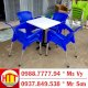Bộ bàn ghế cafe nhựa đúc Hoàng Trung Tín HTT2018-004 - Ảnh 1