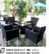 Bộ bàn ghế cafe (4 ghế đơn + 1 bàn) HGH206 - Ảnh 1