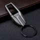 Móc chìa khóa kim loại MK02 (Ghi đen) - Ảnh 1