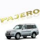 Tem logo nổi Pajero trang trí đuôi xe - Ảnh 1