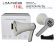 Loa phóng thanh Megaphone ghi âm phát lại có cổng USB 118L - Ảnh 1