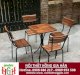 Bộ bàn ghế gỗ cafe s30 - Ảnh 1
